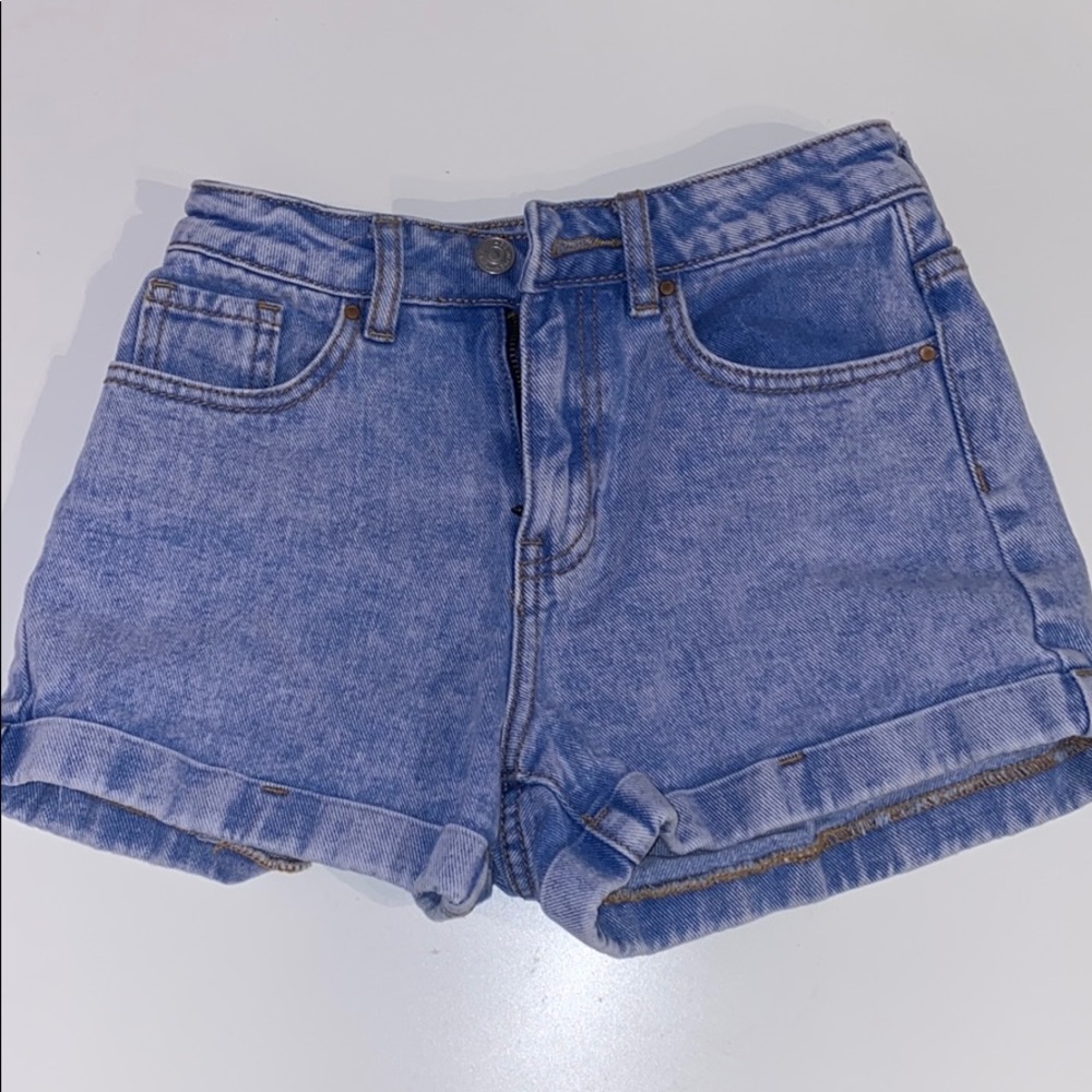 pacsun denim mom shorts, jean shorts